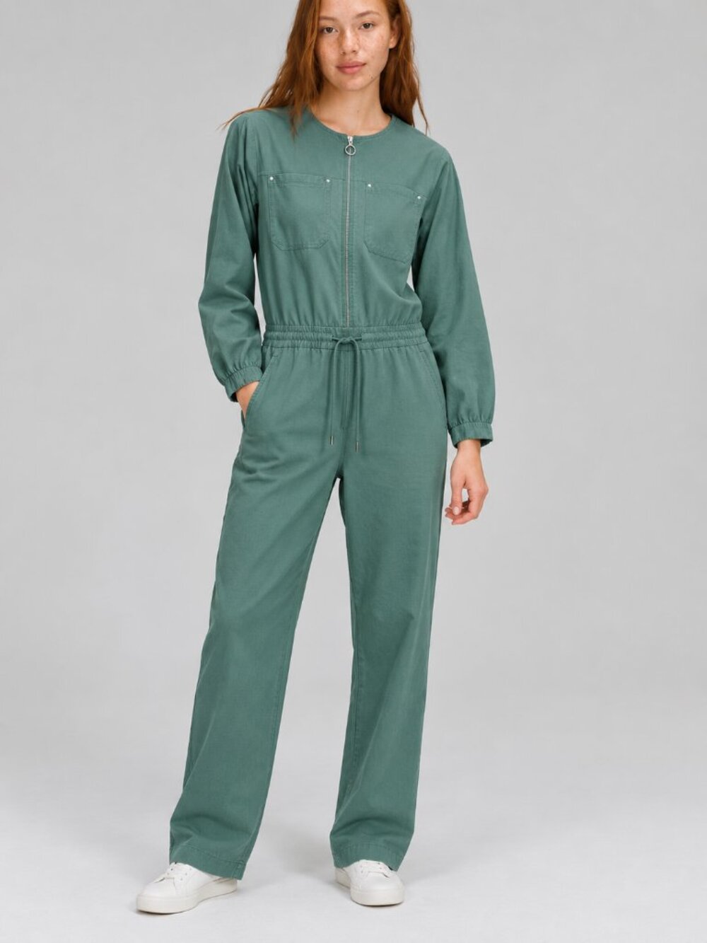Lululemon Ventilight Zipper Utility Jumpsuit in Tidewater Teal Green 2 Gorpcore